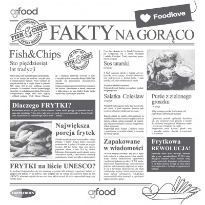 Papier tłuszczoodporny Fish&Chips Foodlove 1000 sztuk