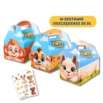 Happy Menu Mix, 2 wzory /1,28 L /180 szt. + 180 szt. tatuaży