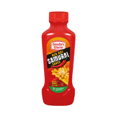 Gouda's Glorie Sos Hot Samurai 850ml Red Hot Samurai Sauce