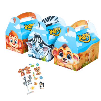 Happy Menu Mix, 3 wzory /1,28 L /180 szt. + 80 szt. tatuaży